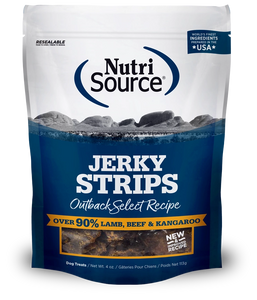 Nutrisource Outback Select Lamb Beef And Kangaroo Grain Free Jerky Treats For Dogs