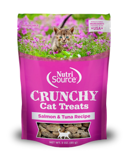Nutrisource Salmon And Tuna Recipe Crunchy Dry Treats For Cats