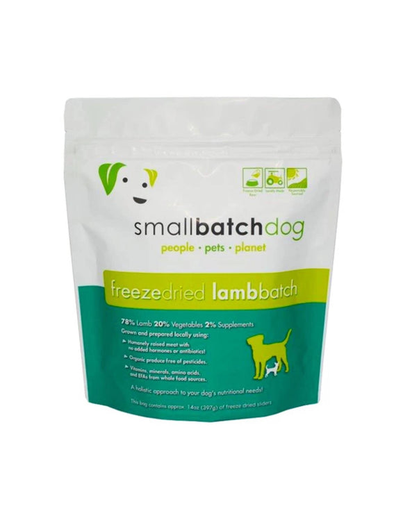 Smallbatch Lamb Batch Sliders Grain Free Freeze Dried Raw Food For Dogs