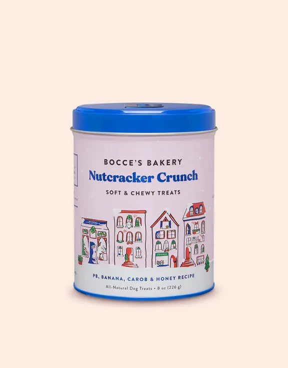 Bocce's Bakery Holiday Nutcracker Crunch Soft Chewy Treats For Dogs