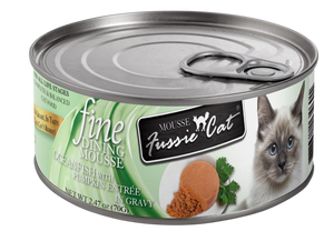 Fussie Cat Fine Dining Mousse Oceanfish And Pumpkin Entree In Gravy Grain Free Wet Food For Cats