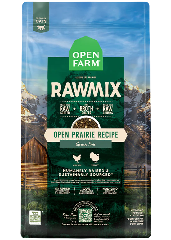 Open Farm RawMix Open Prairie Grain Free Dry Food For Cats
