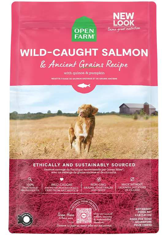 Open Farm Small Breed Wild Caught Salmon And Ancient Grain Inclusive Dry Food For Dogs