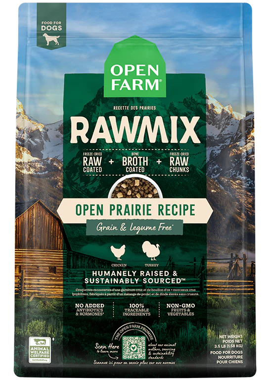 Open Farm RawMix Open Prairie Grain Free Dry Food For Dogs