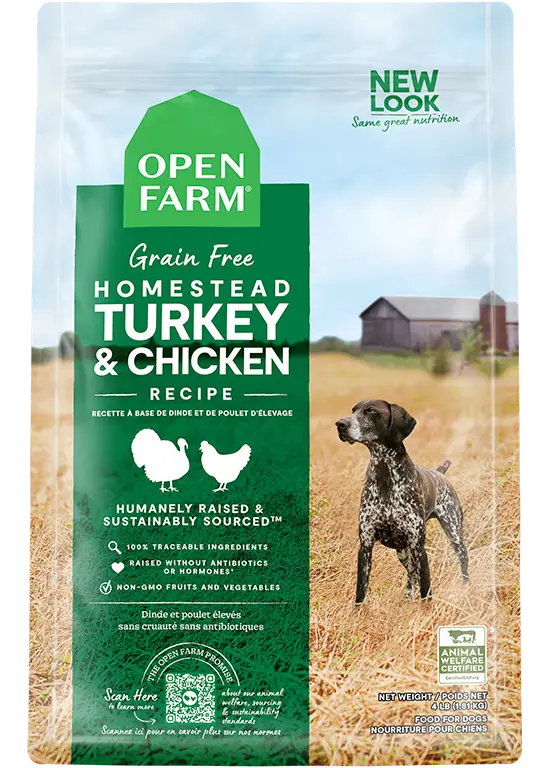 Open Farm Homestead Turkey Chicken Grain Free Dry Food For Dogs
