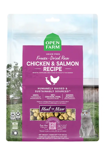 Open Farm Morsels Chicken Salmon Freeze Dried Raw Food For Cats