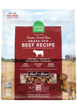 Open Farm Grass Fed Beef Freeze Dried Raw Food For Dogs