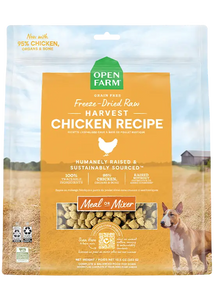 Open Farm Harvest Chicken Grain Free Freeze Dried Raw Food For Dogs