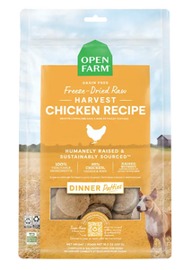 Open Farm Harvest Chicken Patties Freeze Dried Raw Food For Dogs