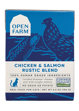 Open Farm Chicken Salmon Rustic Blend Grain Free Wet Food For Cats