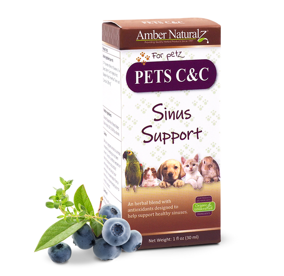 Amber NaturalZ Pets C&C Sinus Support For Dogs & Cats