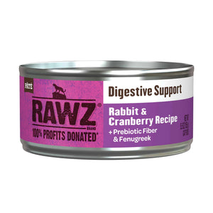 Rawz Digestive Rabbit Cranberry Grain Free Wet Food For Cats