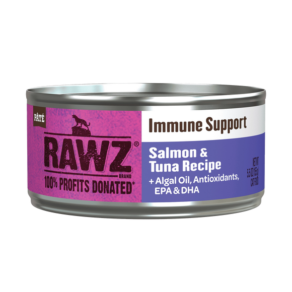 Rawz Immune Salmon Tuna Grain Free Wet Food For Cats