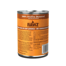Rawz 96% Duck Turkey And Quail Grain Free Canned Wet Food For Dogs