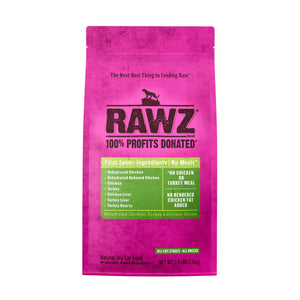 Rawz Meal Free Chicken And Turkey Grain Free Dehydrated Dry Food For Cats