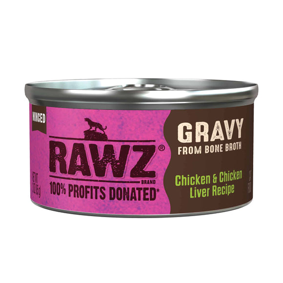 Rawz Gravy Chicken And Chicken Liver Grain Free Wet Food For Cats