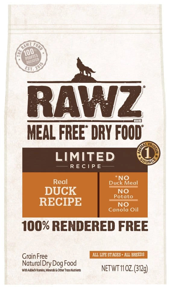 Rawz Meal Free Lid Duck Recipe Grain Free Dehydrated Dry Food For Dogs