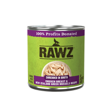 Rawz Shredded Chicken Breast And New Zealand Green Mussels Grain Free Wet Food For Dogs