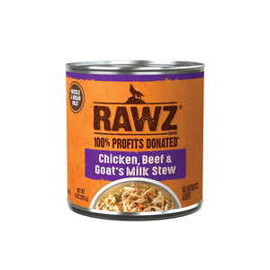 Rawz Stew Beef Goats Milk Grain Free Wet Food For Dogs