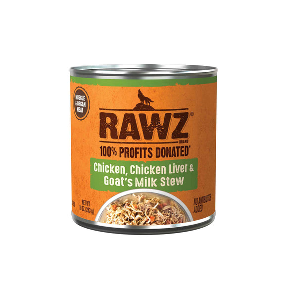 Rawz Stew Chicken Liver Goats Milk Grain Free Wet Food For Dogs