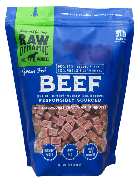 Raw Dynamic Beef Frozen Food For Dogs