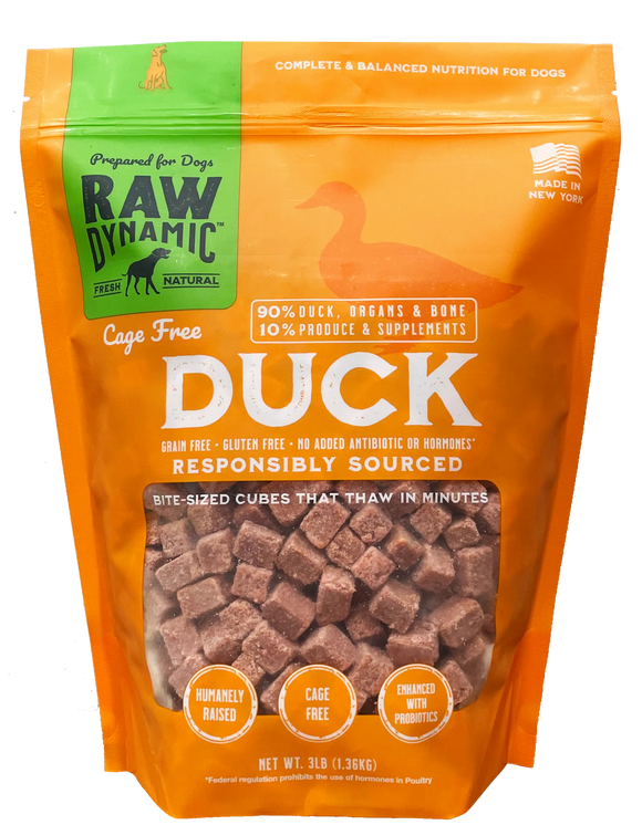 Raw Dynamic Duck Frozen Food For Dogs