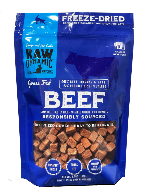 Raw Dynamic Beef Freeze Dried Food For Cats