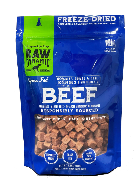 Raw Dynamic Beef Freeze Dried Food For Dogs