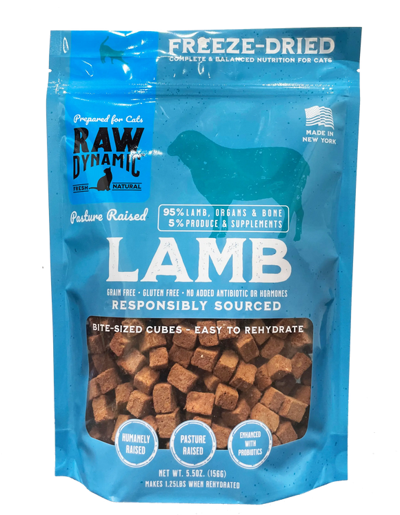 Raw Dynamic Lamb Freeze Dried Food For Cats