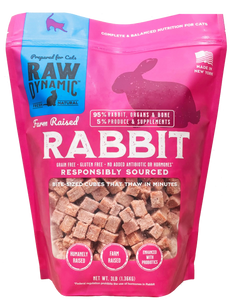 Raw Dynamic Rabbit Frozen Food For Cats