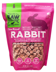 Raw Dynamic Rabbit Frozen Food For Dogs