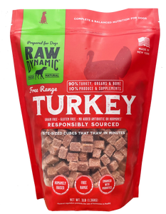 Raw Dynamic Turkey Frozen Food For Dogs