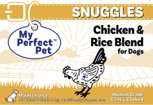 My Perfect Pet Snuggles Chicken Rice Blend Gently Cooked Frozen Food For Dogs