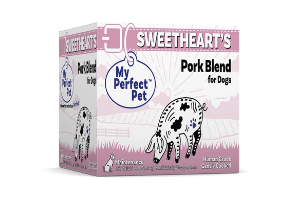 My Perfect Pet Sweethearts Glycemic Friendly Pork Blend Grain Free Frozen Food For Dogs