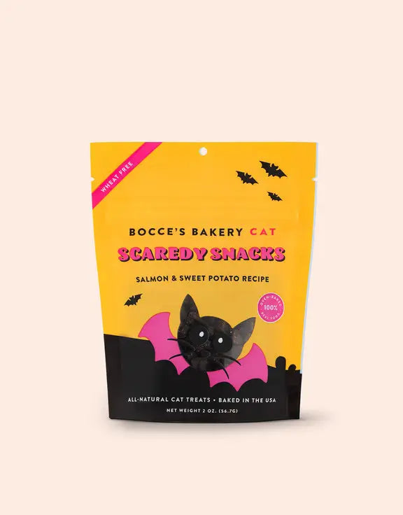Bocce's Bakery Halloween Scaredy Snacks Soft Chewy Treats For Cats