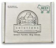 Solutions Pet Products Frozen Raw Beef Food For Dogs