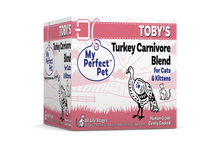 My Perfect Pet Tobys Turkey Carnivore Blend Grain Free Frozen Food For Cats