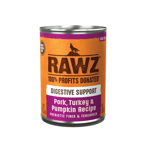 Rawz Digestive Pork Turkey And Pumpkin Grain Free Wet Food For Dogs