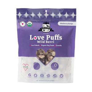 Lord Jameson Love Puffs Wild Berri Blueberry Organic Treats For Dogs