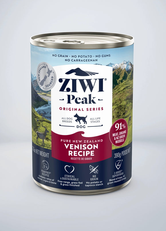 Ziwi Peak Tripe Venison Grain Free Canned Wet Food For Dogs