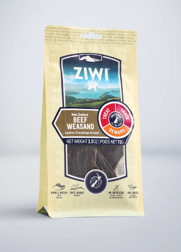 Ziwi Peak Beef Weasand Grain Free Air Dried Treats For Dogs