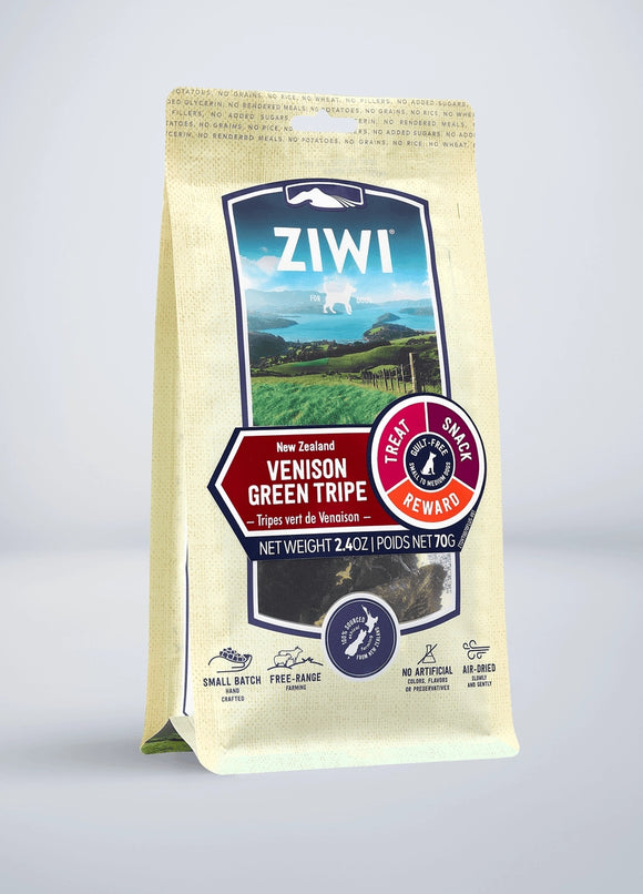 Ziwi Peak Venison Green Tripe Grain Free Air Dried Treats For Dogs
