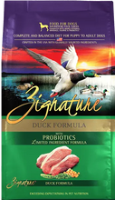 Zignature Duck Limited Ingredient Formula Grain Free Dry Food For Dogs