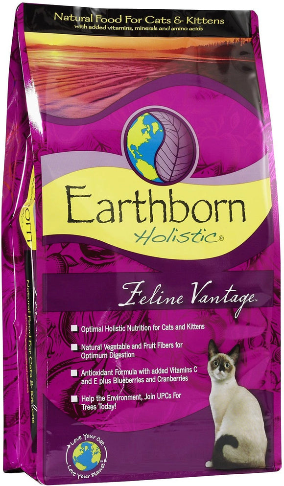 Earthborn Holistic Feline Vantage Chicken Meal Grain Free Dry Food For Cats