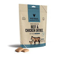 Vital Essentials Beef And Chicken Entree Mini Patties Freeze Dried Raw Food For Cat