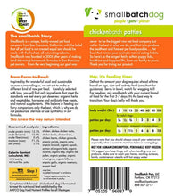 Smallbatch Chicken Batch Grain Free Frozen Raw Food For Dogs