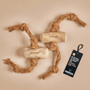 Canophera Natural Coffee Tree Wood And Coconut Rope Chew For Dogs
