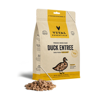 Vital Essentials Duck Entree Mini Nibs Freeze Dried Raw Food For Dog