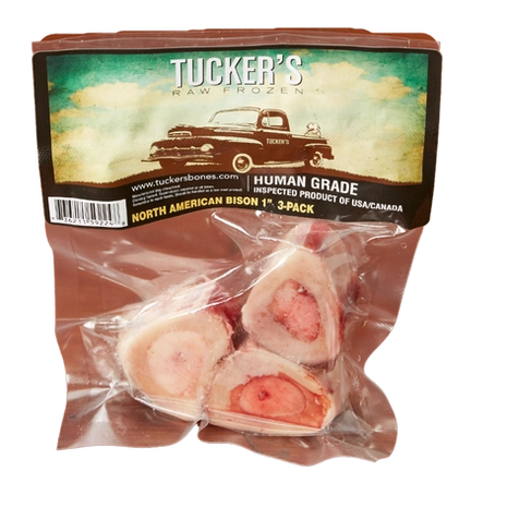 Tucker's Toy Breed Bison Bone Grain Free Frozen Treats Raw For Dogs