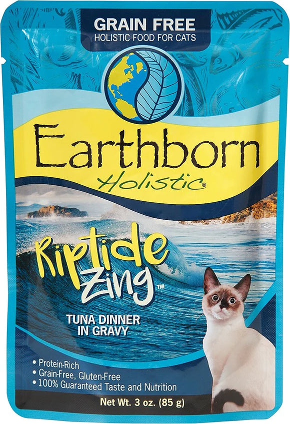 Earthborn Holistic Riptide Zing Tuna Dinner In Gravy Grain Free Wet Food For Cats